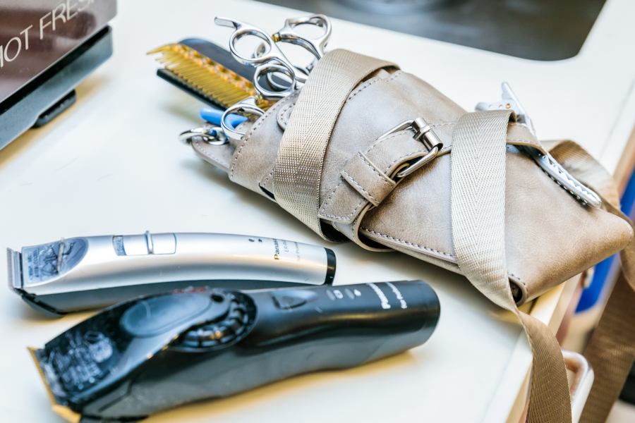 訪問美容の道具