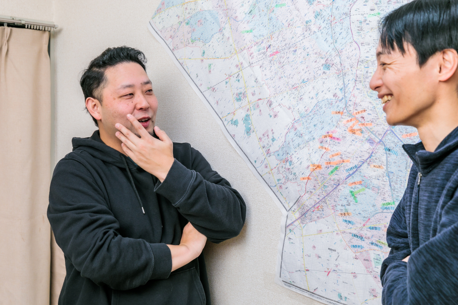 清水さんと佐藤代表