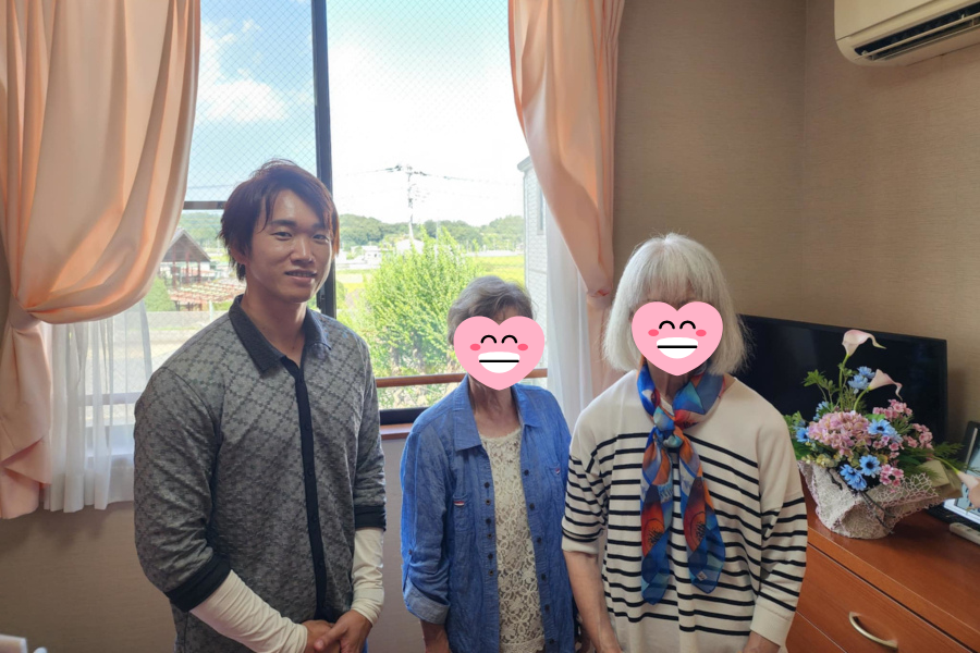 ご利用者さんと遠藤真人代表