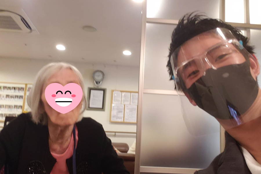 ご利用者さんと遠藤真人代表