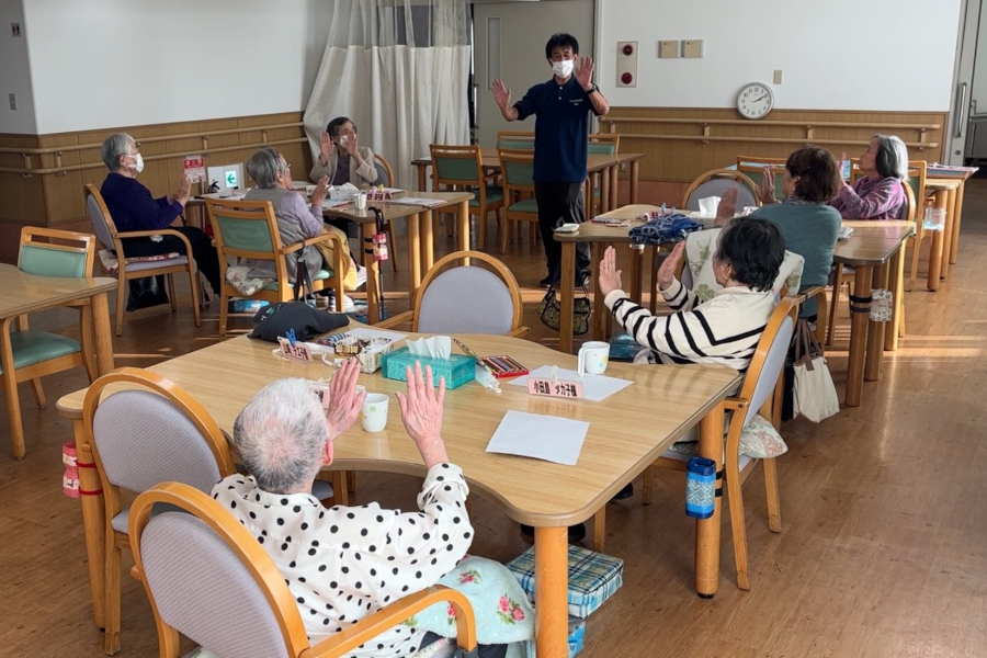 施設でのレクリエーション