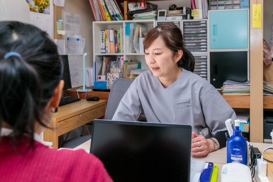 スタッフとのミーティング