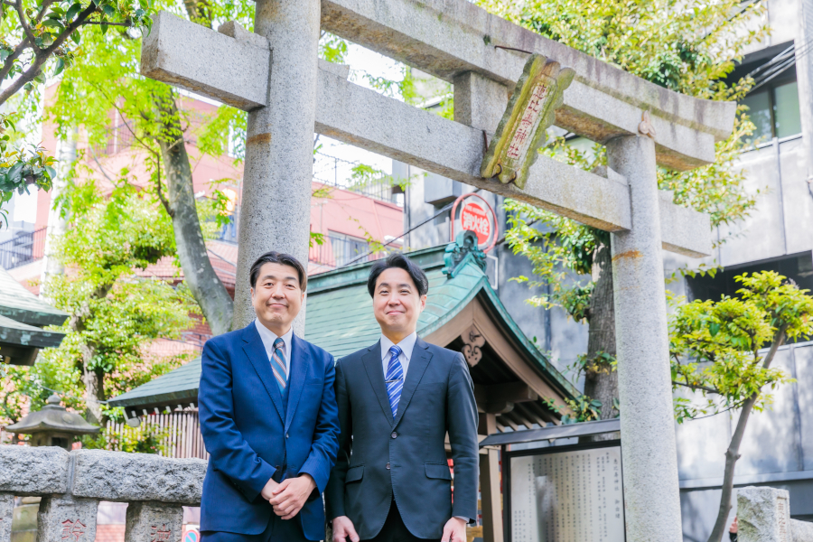 増井康高代表と浪口彰一課長