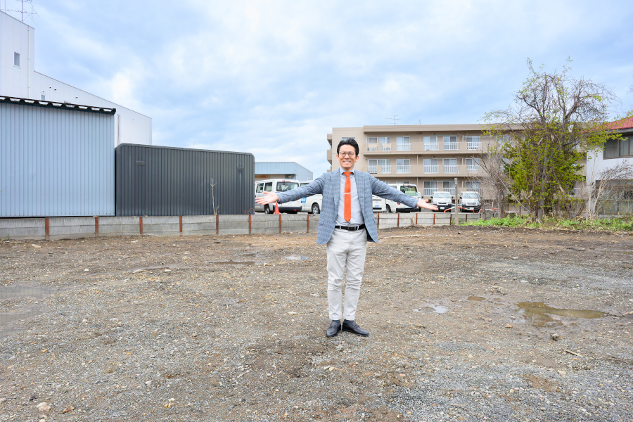 新クリニック更地にて