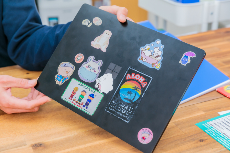 利用者さんが制作されたワッペン