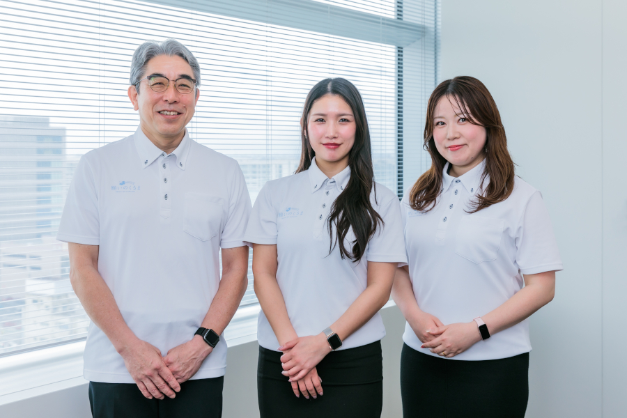鈴木蓮さん、柳谷朋伸さん、森重紗織さん