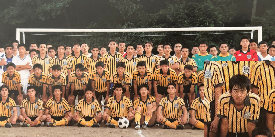 サッカー部高校時代