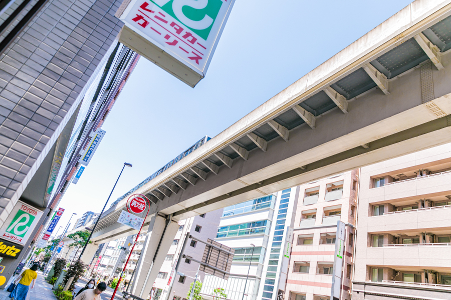 日暮里の風景