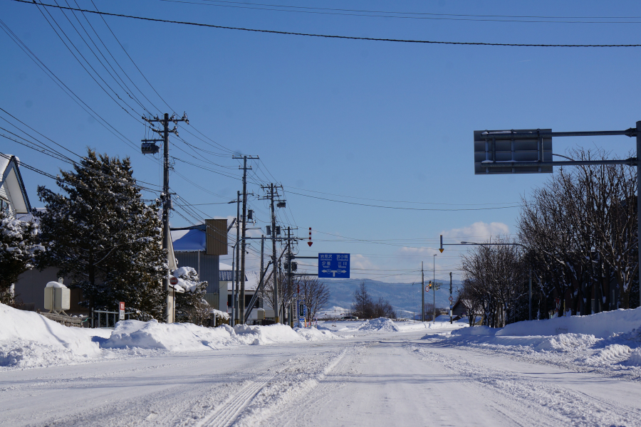 冬の由仁町