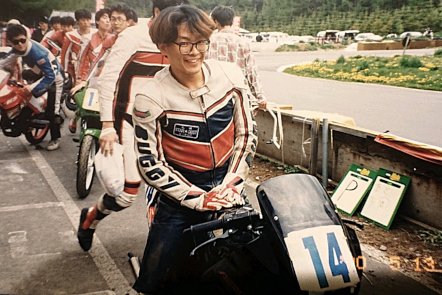18歳ミニバイクレースで走っていた頃