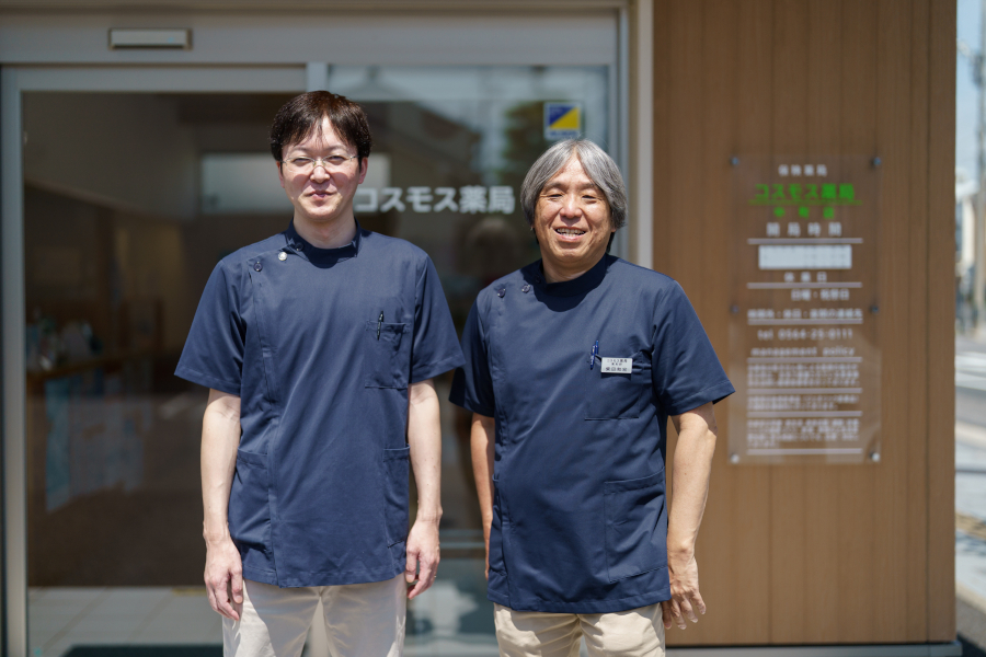 柴田和宏代表と髙田寛之薬剤師