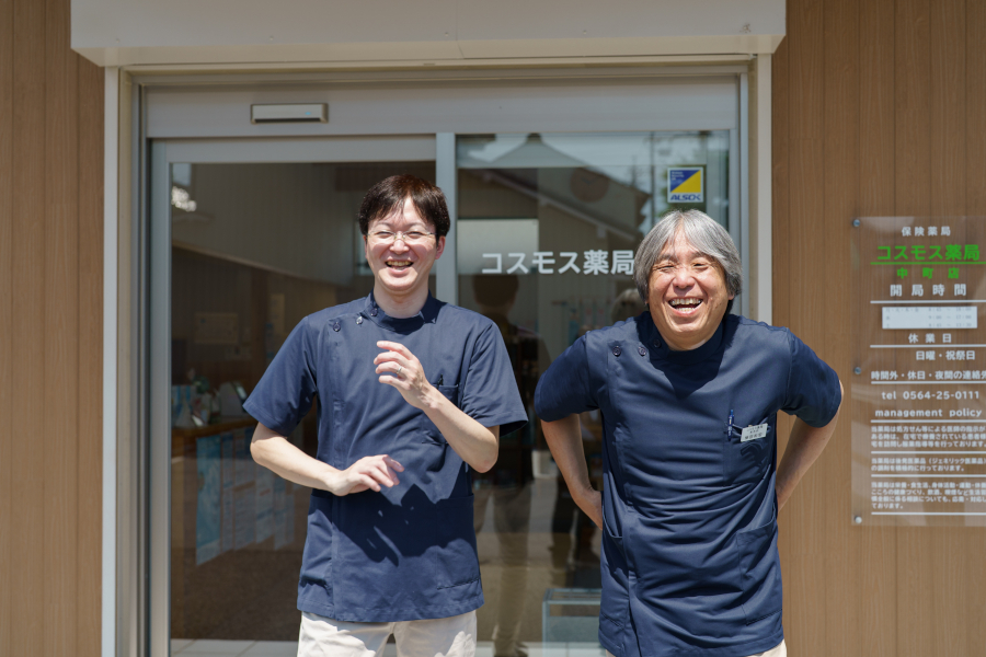柴田代表とともに