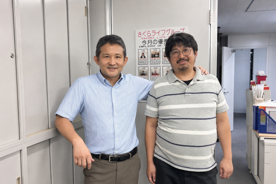 中田先生とともに