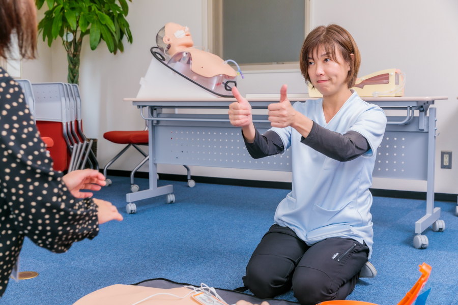 技術トレーニングの様子 原芙美子代表